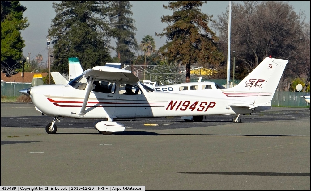 N194SP, 2003 Cessna 172S C/N 172S9459, Locally-based 2003 Cessna 172S taxing out for departure at Reid Hillview Airport, San Jose, CA. This newly based Cessna is taking place for another 172 that crashed a few weeks ago.