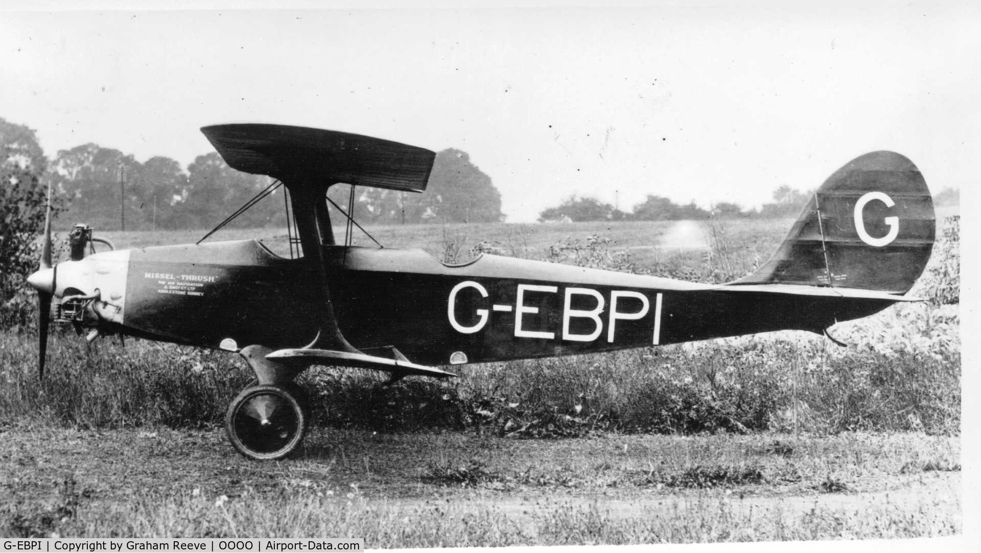 G-EBPI, 1928 Air Navigation And Engineering ANEC IV Missel Thrush C/N 1, Recently discovered picture.
