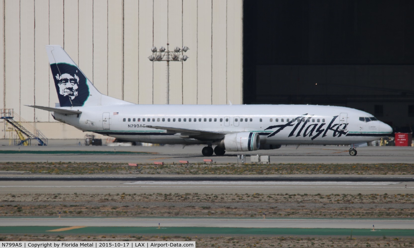 N799AS, 1998 Boeing 737-490 C/N 29270, Alaska