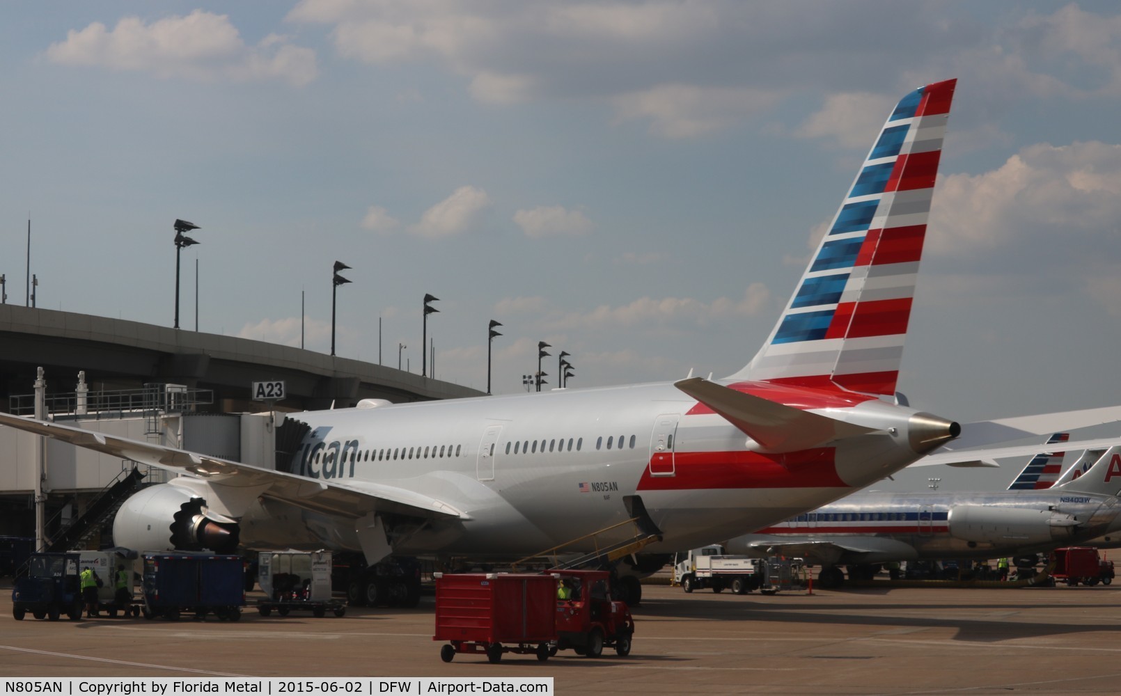 N805AN, 2015 Boeing 787-8 Dreamliner C/N 40623, American