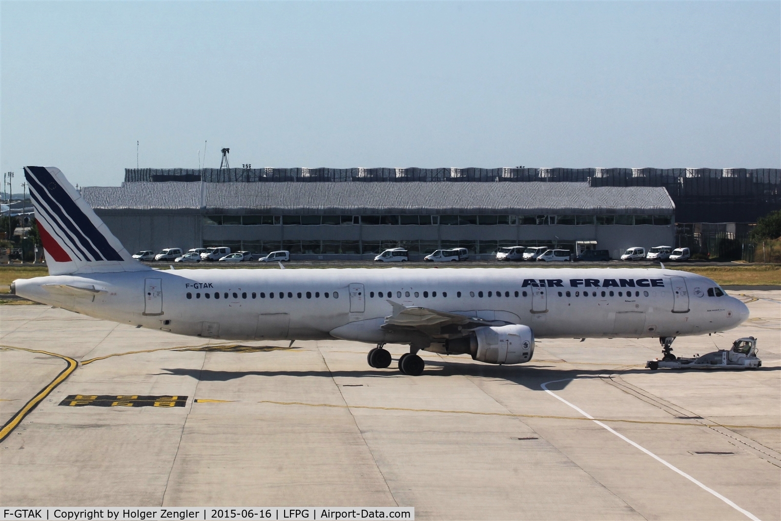 F-GTAK, 2001 Airbus A321-211 C/N 1658, Ready for taxi to runway....