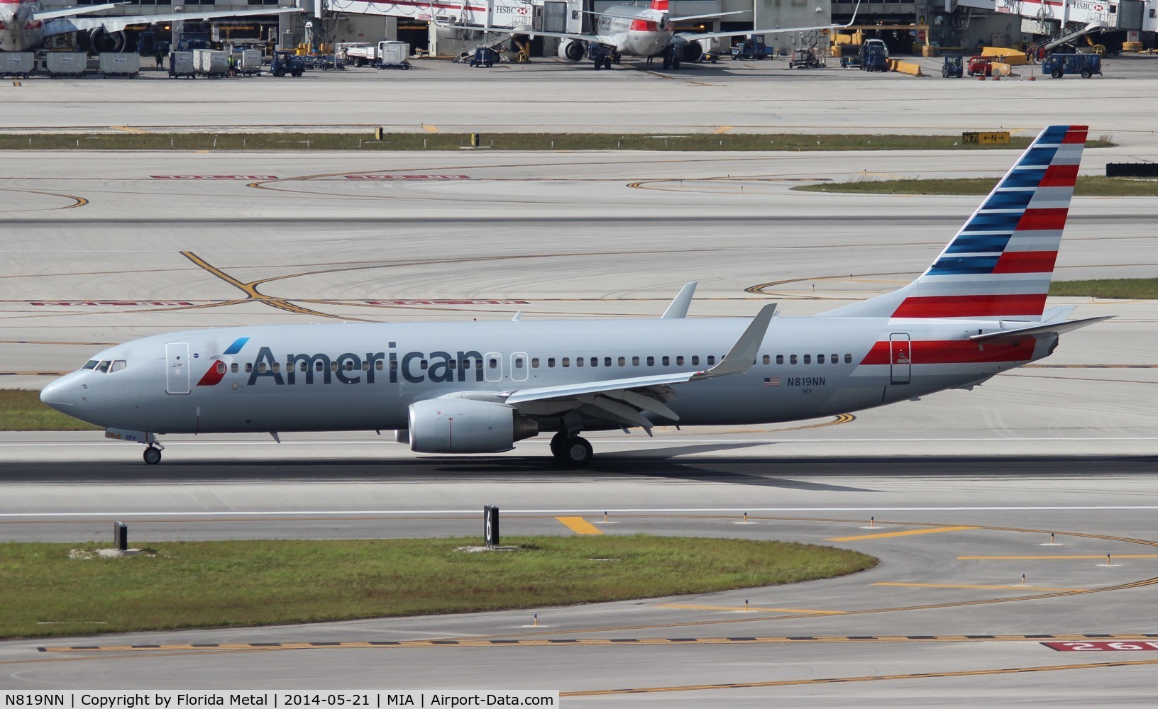 N819NN, 2009 Boeing 737-823 C/N 31083, American
