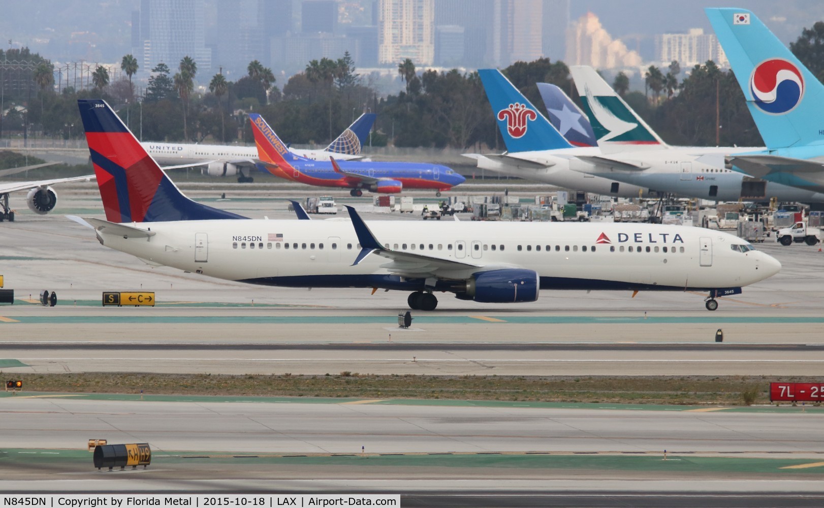 N845DN, 2015 Boeing 737-932/ER C/N 31956, Delta