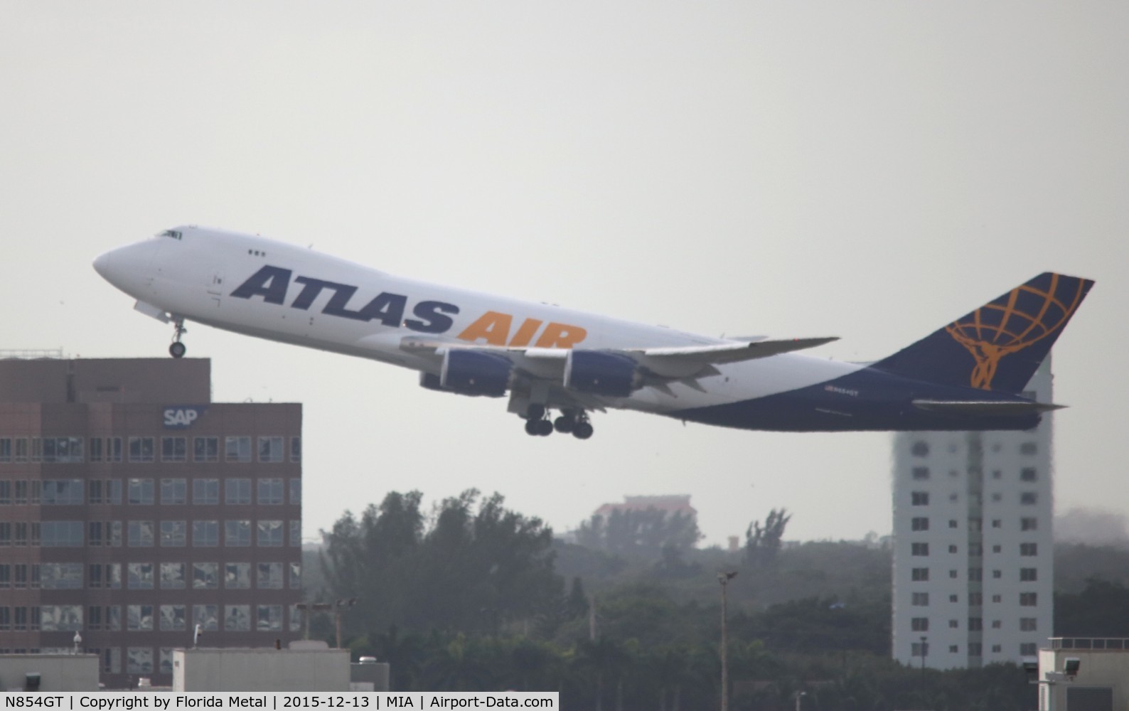 N854GT, 2013 Boeing 747-87UF C/N 37566, Atlas