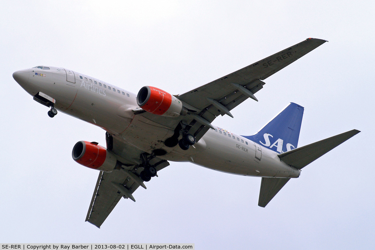 SE-RER, 2000 Boeing 737-7BX C/N 30736, Boeing 737-7BX [30736] (SAS Scandinavian Airlines) Home~G 02/08/2013. On approach 27R.