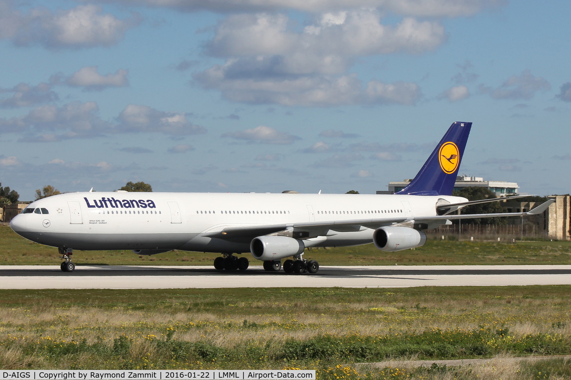 D-AIGS, 1999 Airbus A340-313 C/N 297, A340 D-AIGS Lufthansa