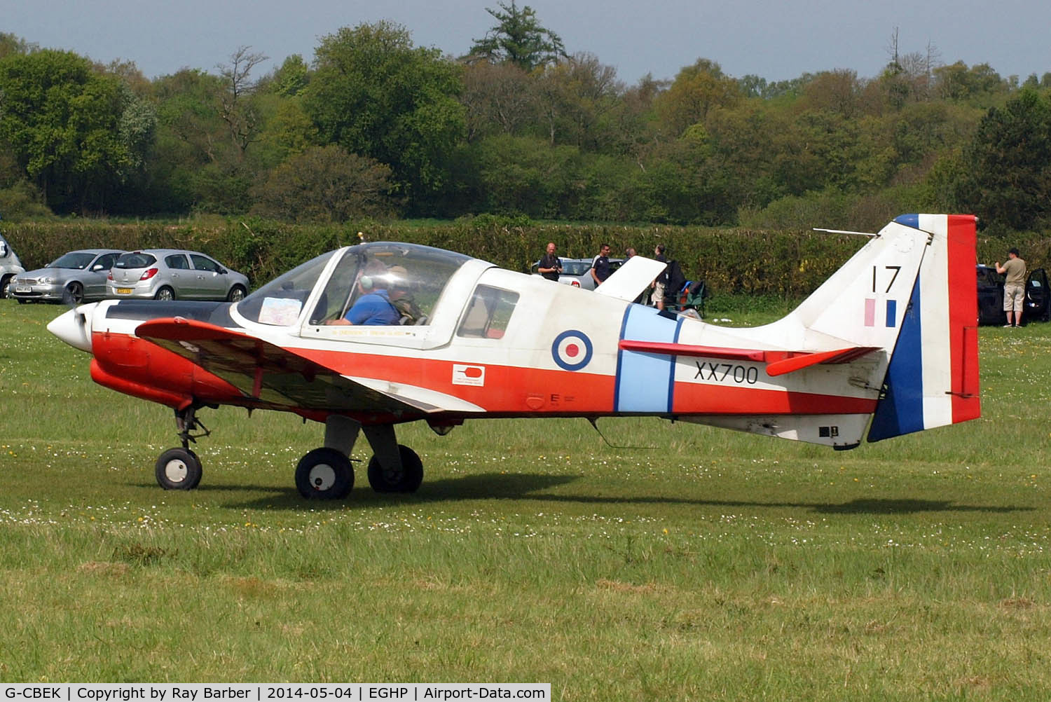 G-CBEK, 1975 Scottish Aviation Bulldog T.1 C/N BH120/349, Scottish Aviation SA.120 Bulldog T.1 [BH120/349] Popham~G 04/05/2014
