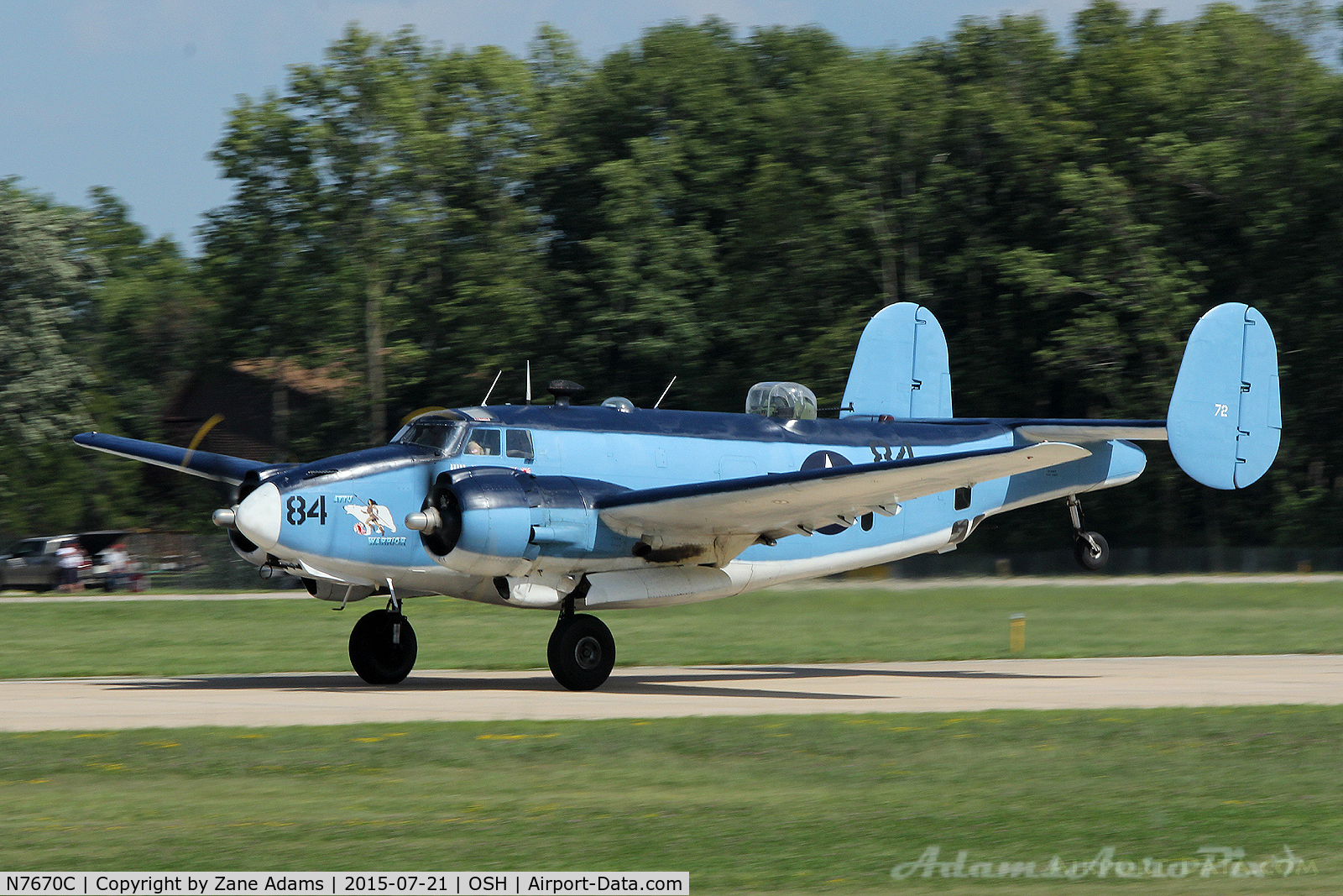 N7670C, 1945 Lockheed PV-2 Harpoon C/N 15-1438, 2015 - EAA AirVenture - Oshkosh Wisconsin