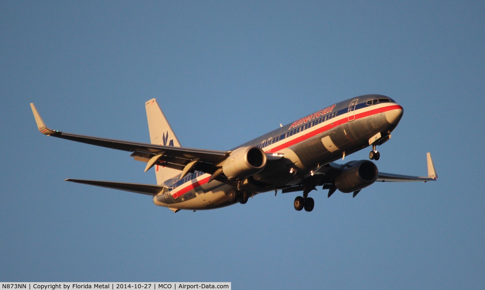 N873NN, 2011 Boeing 737-823 C/N 40766, American