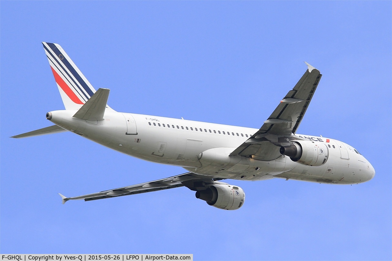 F-GHQL, 1991 Airbus A320-211 C/N 0239, Airbus A320-211, Take off rwy 08, Paris-Orly airport (LFPO-ORY)
