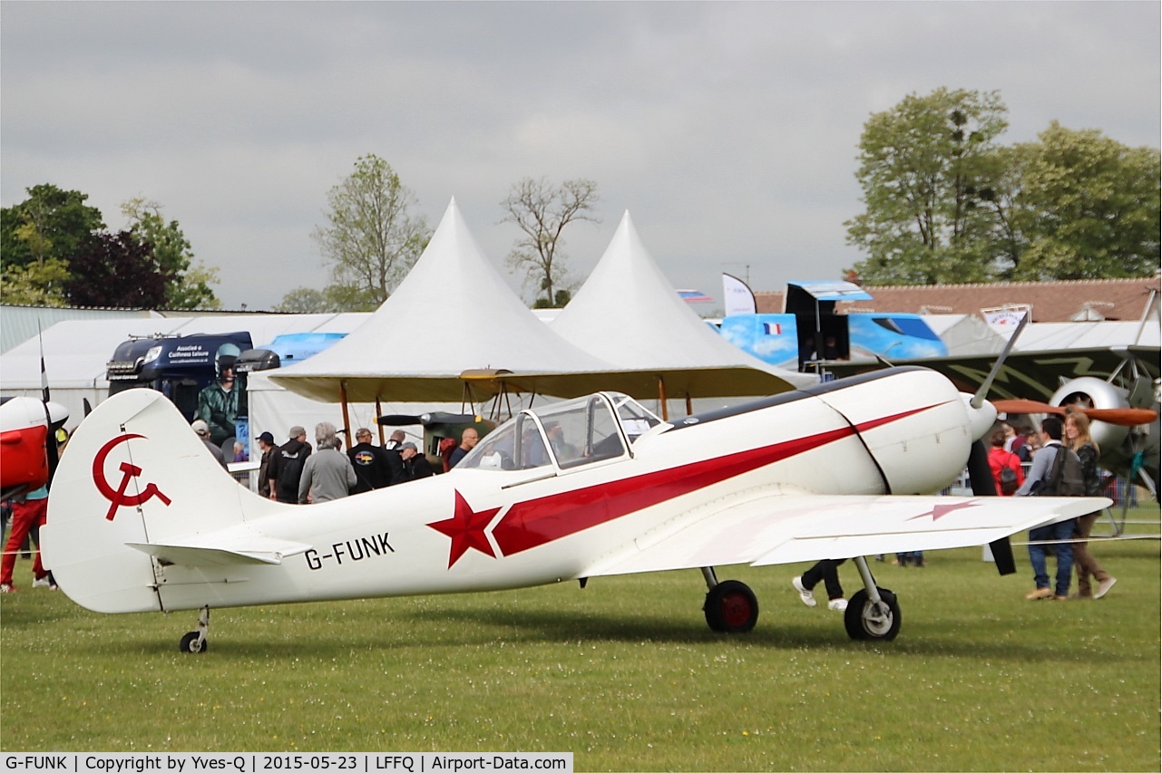 G-FUNK, 1985 Yakovlev Yak-50 C/N 852908, Yakovlev YAK-50, Static display, La Ferté-Alais airfield (LFFQ) Airshow 2015