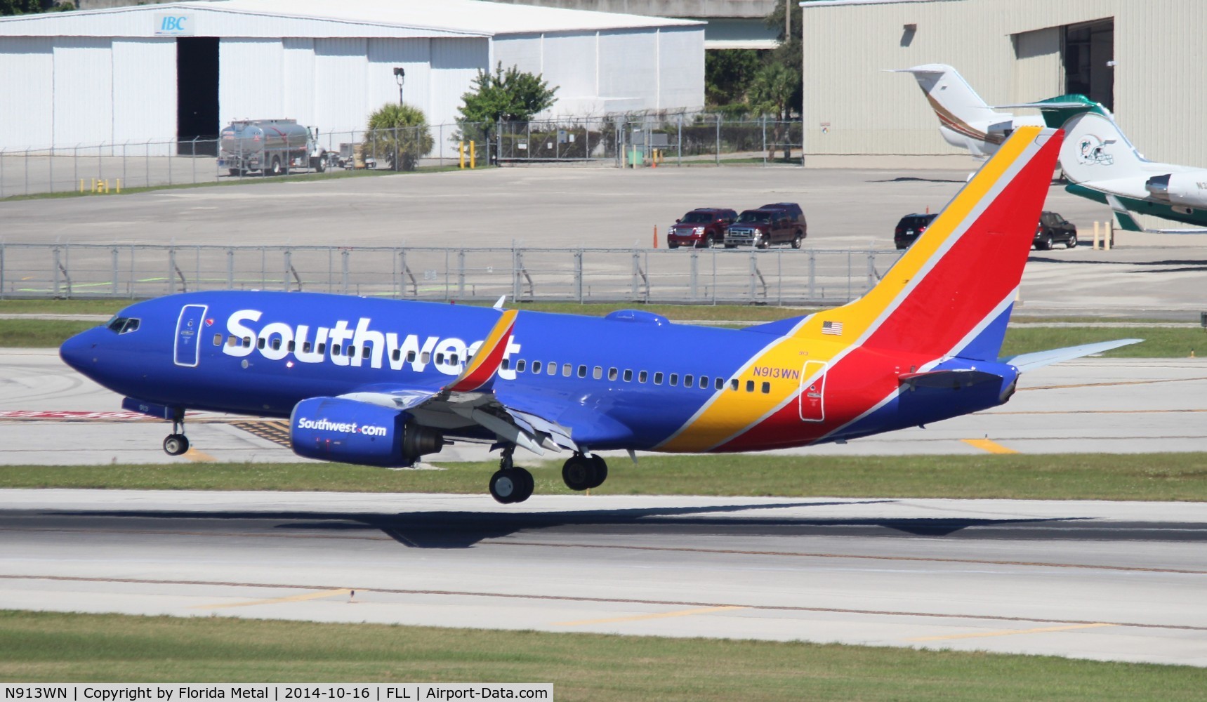 N913WN, 2008 Boeing 737-7H4 C/N 29840, Southwest