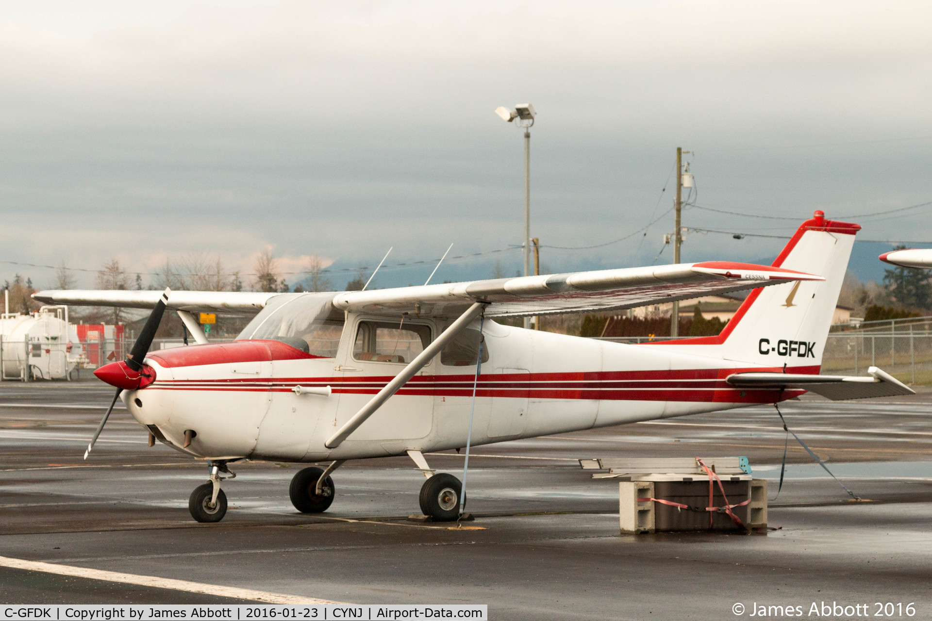 C-GFDK, 1962 Cessna 172C C/N 17248779, Sitting on the tarmac at Langley Regional Airport