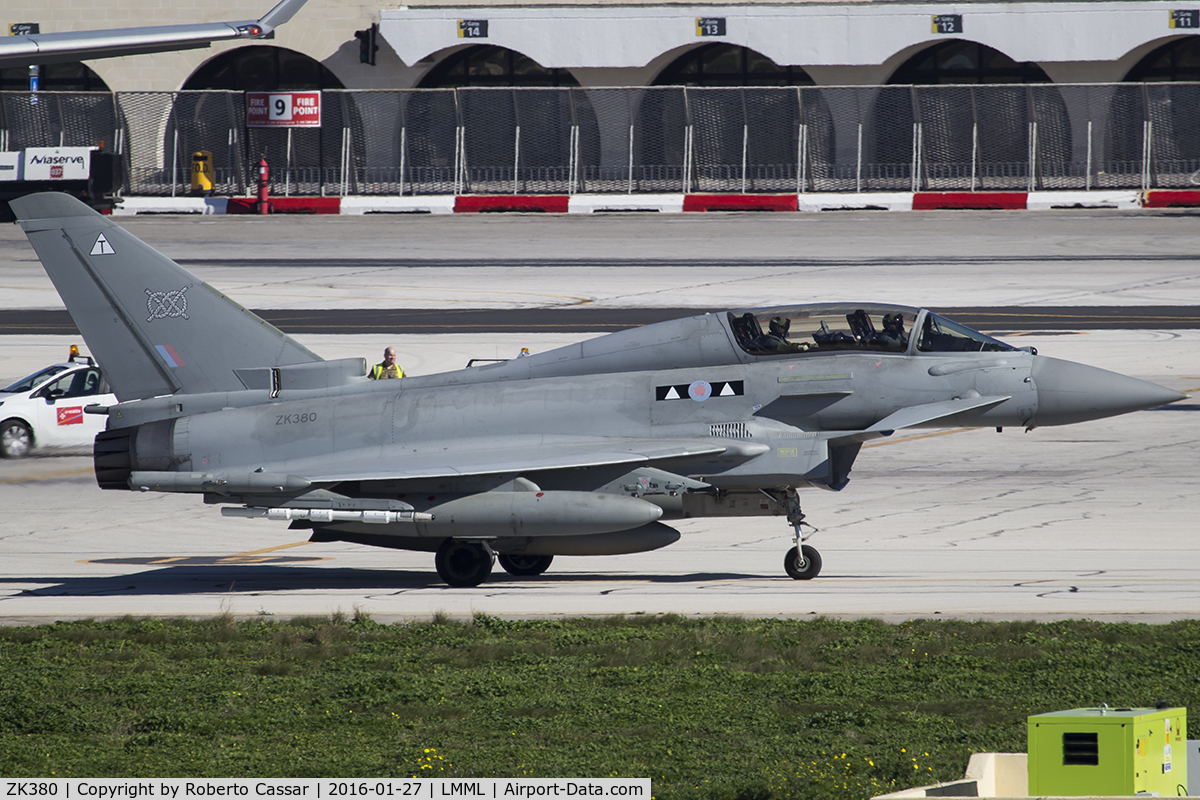 ZK380, 2010 Eurofighter EF-2000 Typhoon T.3 C/N BT025/270, Park 9