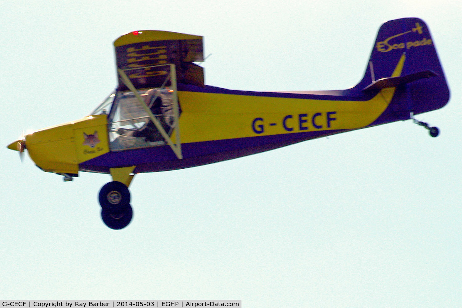 G-CECF, 2006 Just Aircraft Escapade Jabiru (3) C/N BMAA/HB/496, G-CECF   Just Aircraft Escapade Jabiru [3] [BMAA/HB/496] Popham~G 03/05/2014. Named 