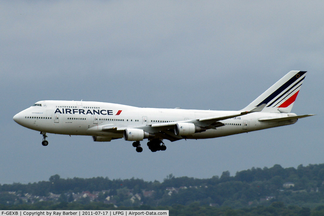 F-GEXB, 1991 Boeing 747-4B3M C/N 24155, Boeing 747-4B3H [24155] (Air France) Paris-Charles De Gaulle~F 17/07/2011
