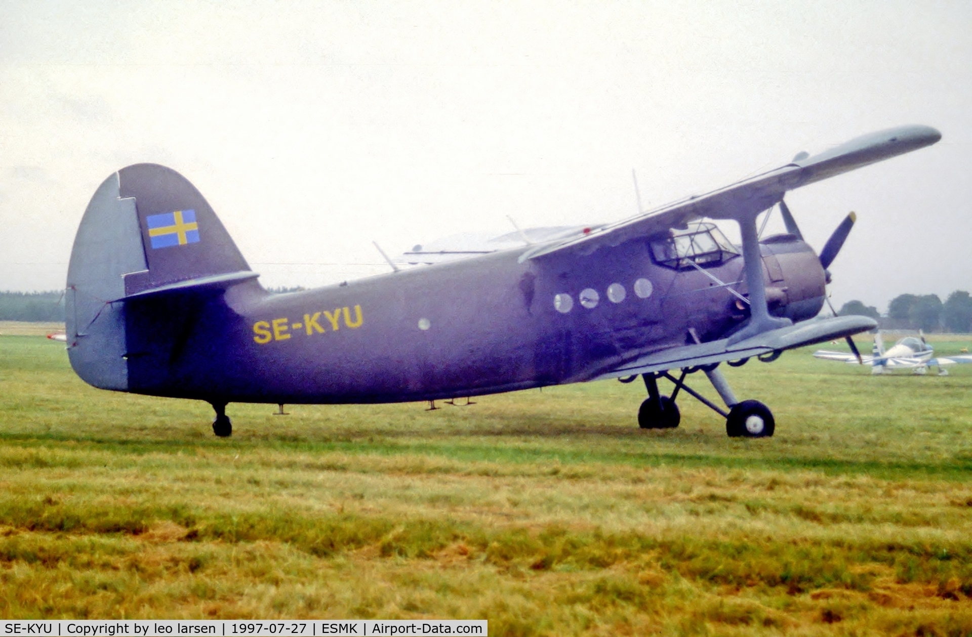 SE-KYU, 1972 Antonov (PZL-Mielec) An-2R C/N 1G138-50, KID Kristianstad 27.7.97