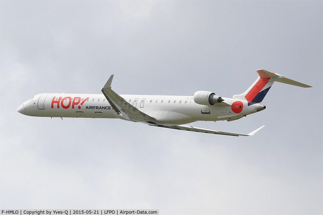 F-HMLO, 2015 Bombardier CRJ-1000EL NG (CL-600-2E25) C/N 19041, Canadair Regional Jet CRJ-1000EL, Take off rwy 24, Paris-Orly airport (LFPO-ORY)