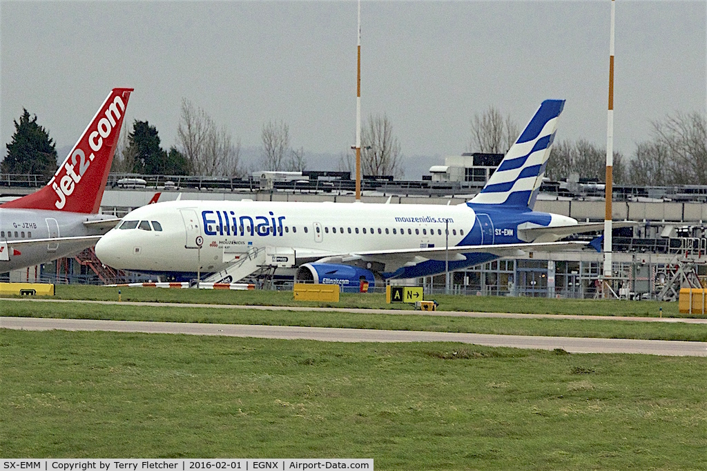 SX-EMM, 2002 Airbus A319-132 C/N 1703, In colours of Greek operator, Ellinair