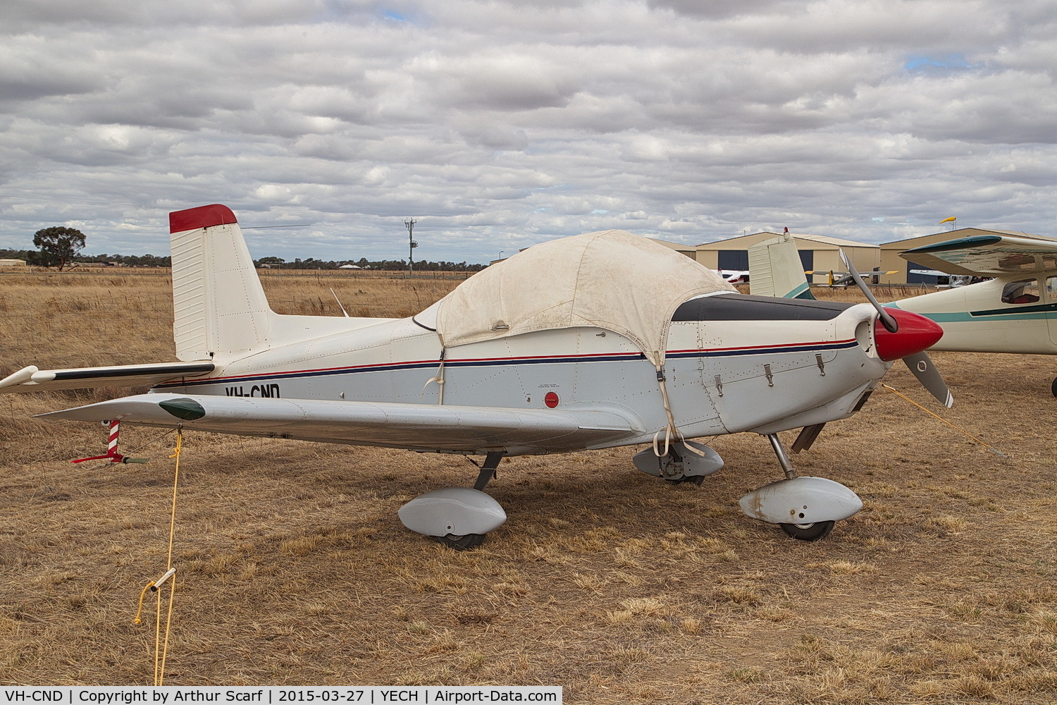 VH-CND, 1963 Victa AIRTOURER 115/A2 C/N 11, VH-CND at the AAAA fly in Echuca 2015