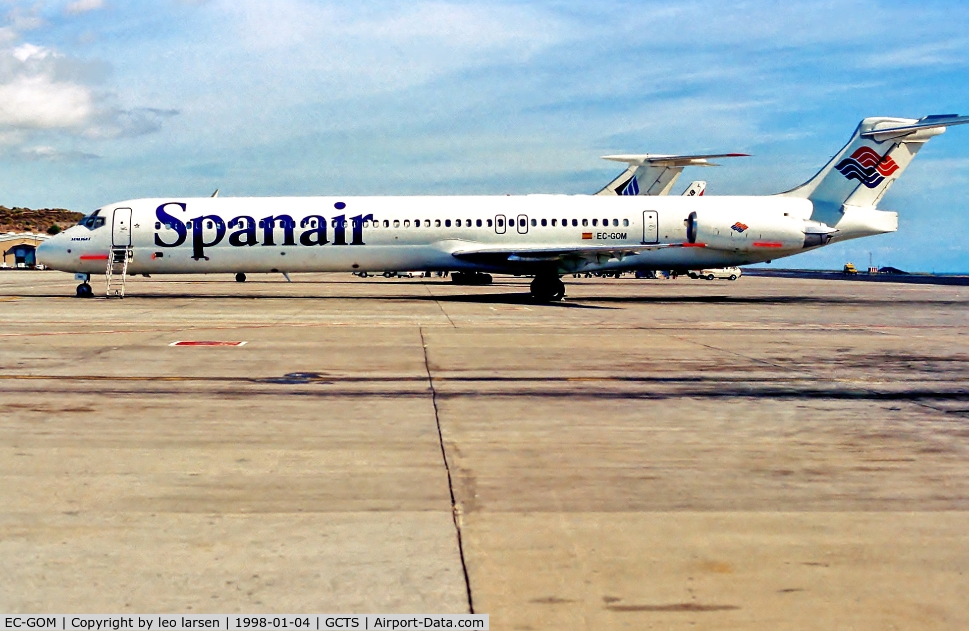 EC-GOM, 1988 McDonnell Douglas MD-83 C/N 49579, TFS Tenerife South 4.1.98