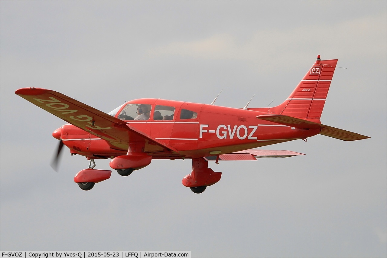 F-GVOZ, Piper PA-28-181 Archer C/N 2890061, Piper PA-28-181 Archer, Take off rwy 28, La Ferté-Alais (LFFQ) during Air show 2015