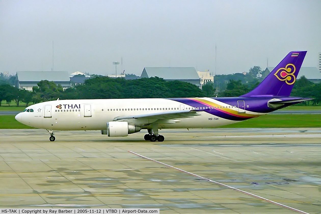 HS-TAK, 1990 Airbus A300B4-622R C/N 566, Airbus A300B4-622R [566] (Thai Airways) Bangkok-International~HS 12/11/2005