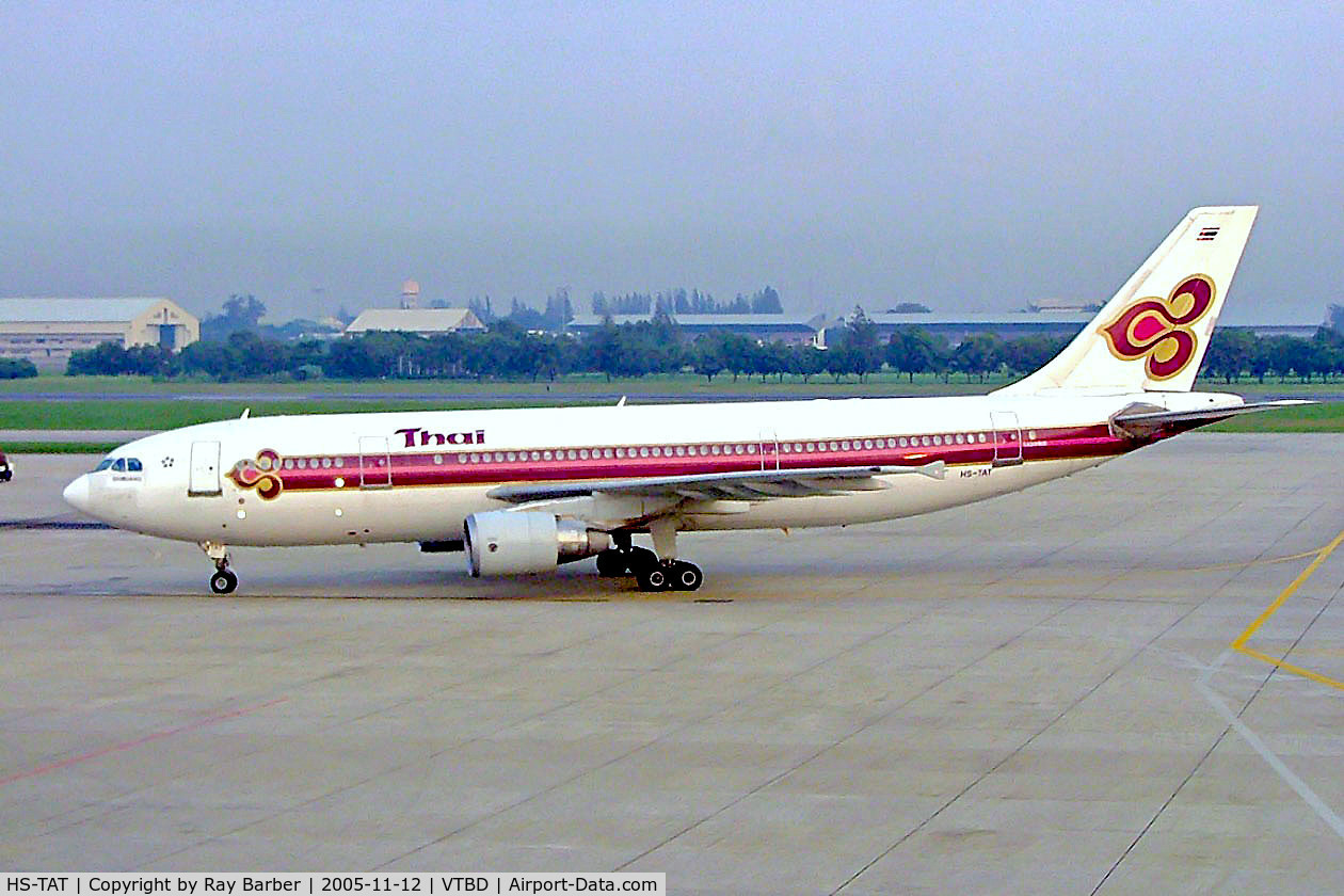HS-TAT, 1998 Airbus A300B4-622R C/N 782, Airbus A300B4-622R [782] (Thai Airways) Bangkok-International~HS 12/11/2005