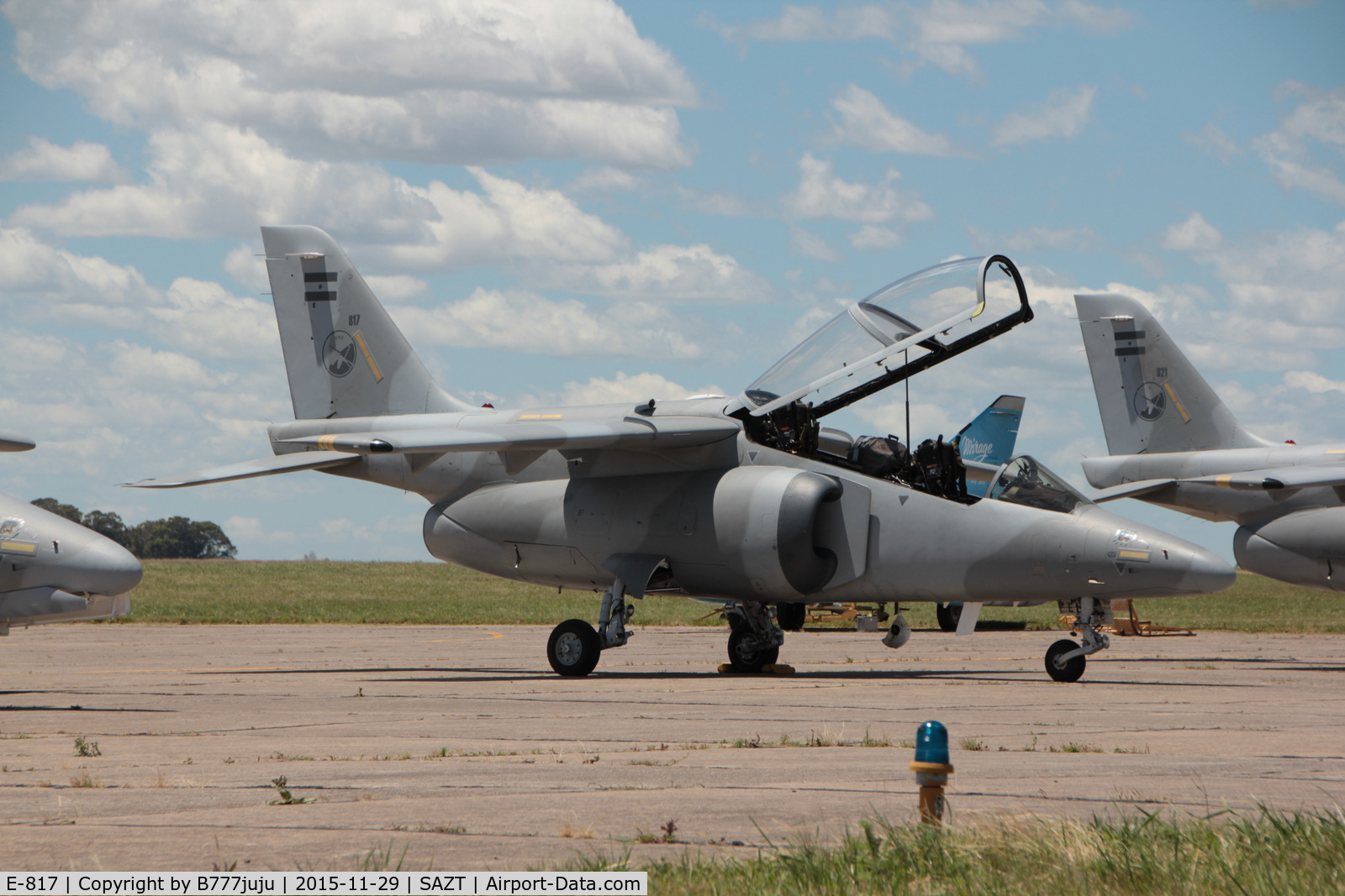 E-817, FMA IA-63 Pampa II C/N 2022, at Tandil