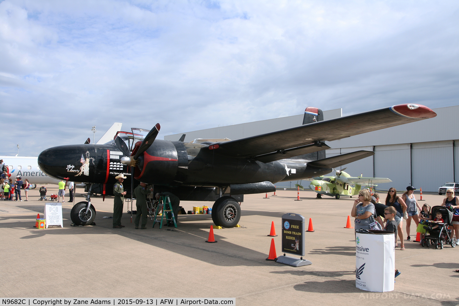 N9682C, 1944 Douglas A-26B Invader Invader C/N 6943, At the 2015 Alliance Airshow - Fort Worth, TX