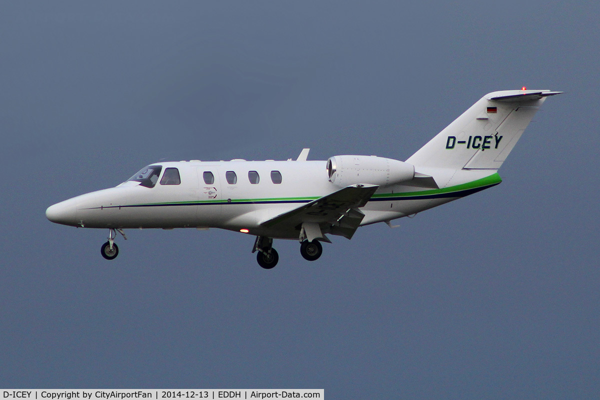 D-ICEY, 1998 Cessna 525 CitationJet C/N 525-0286, Private / Business Jet