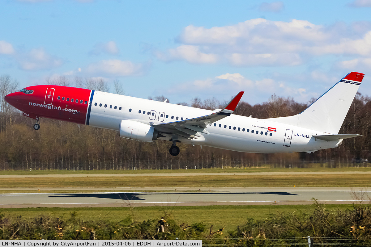 LN-NHA, 2014 Boeing 737-8JP C/N 41129, Norwegian (NAX/DY)