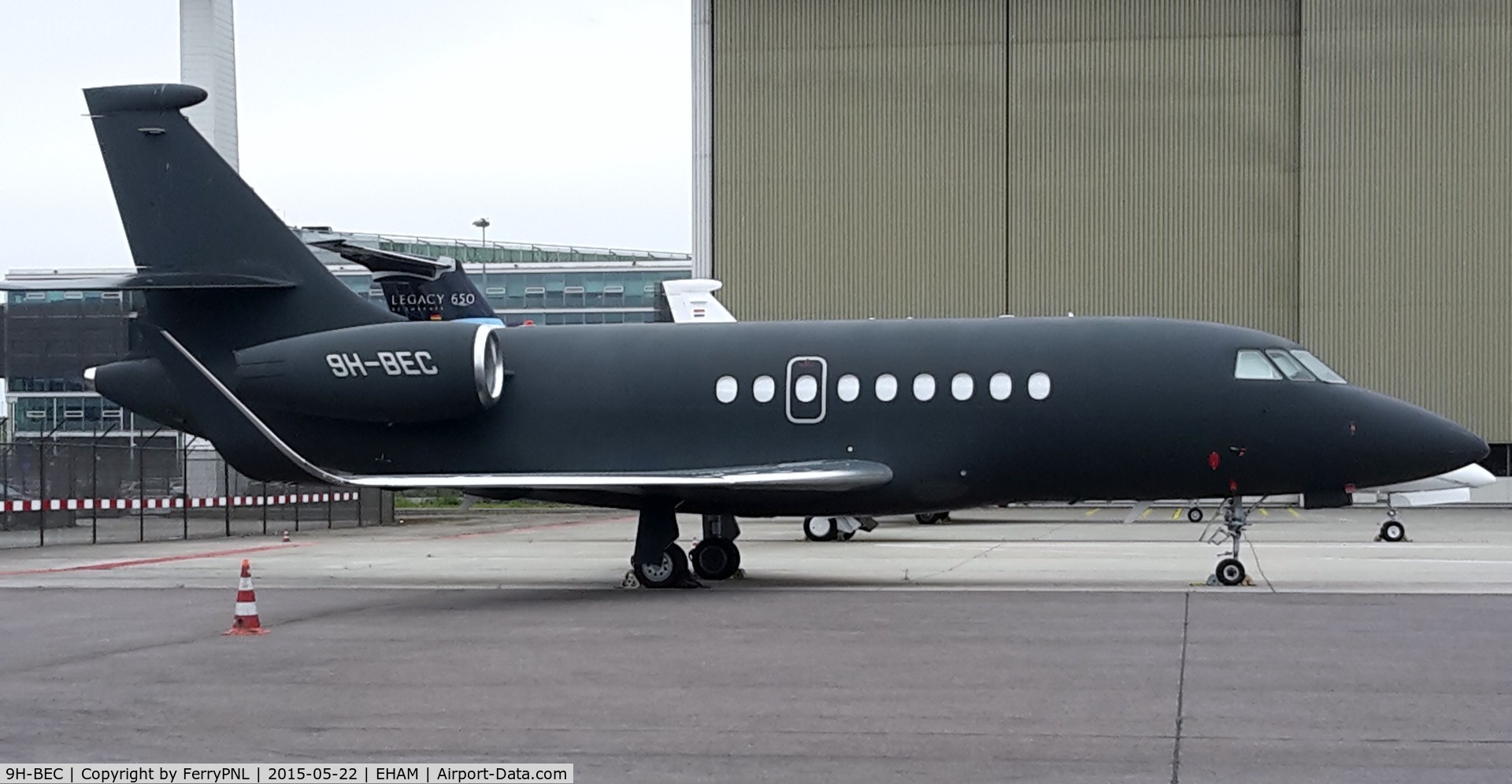 9H-BEC, 2005 Dassault Falcon 2000EX C/N 63, Black beauty