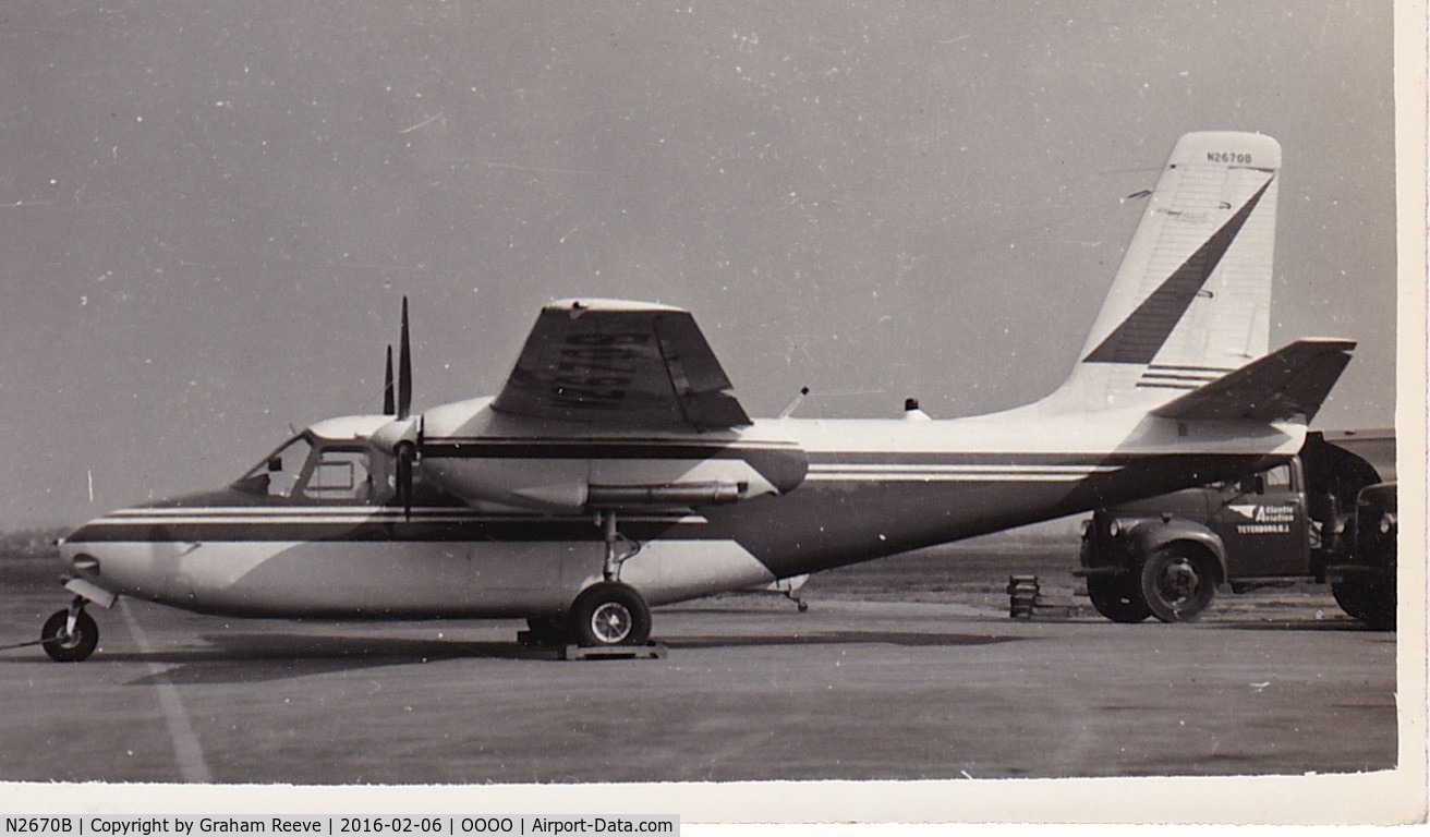 N2670B, 1954 Aero Commander 560 C/N 170, Recently discovered photograph.
