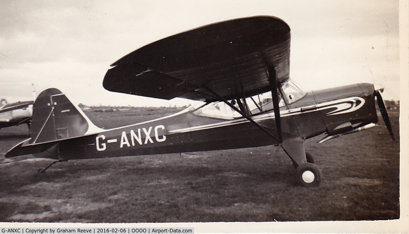 G-ANXC, 1953 Auster J-5R Alpine C/N 3135, Recently discovered photograph.
