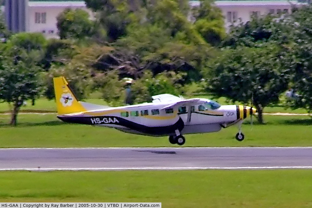 HS-GAA, 1997 Cessna 208B Grand Caravan C/N 208B0643, Cessna 208B Grand Caravan [208B-0643] (Hua Hin Air Services) Bangkok-International~HS 30/10/2005