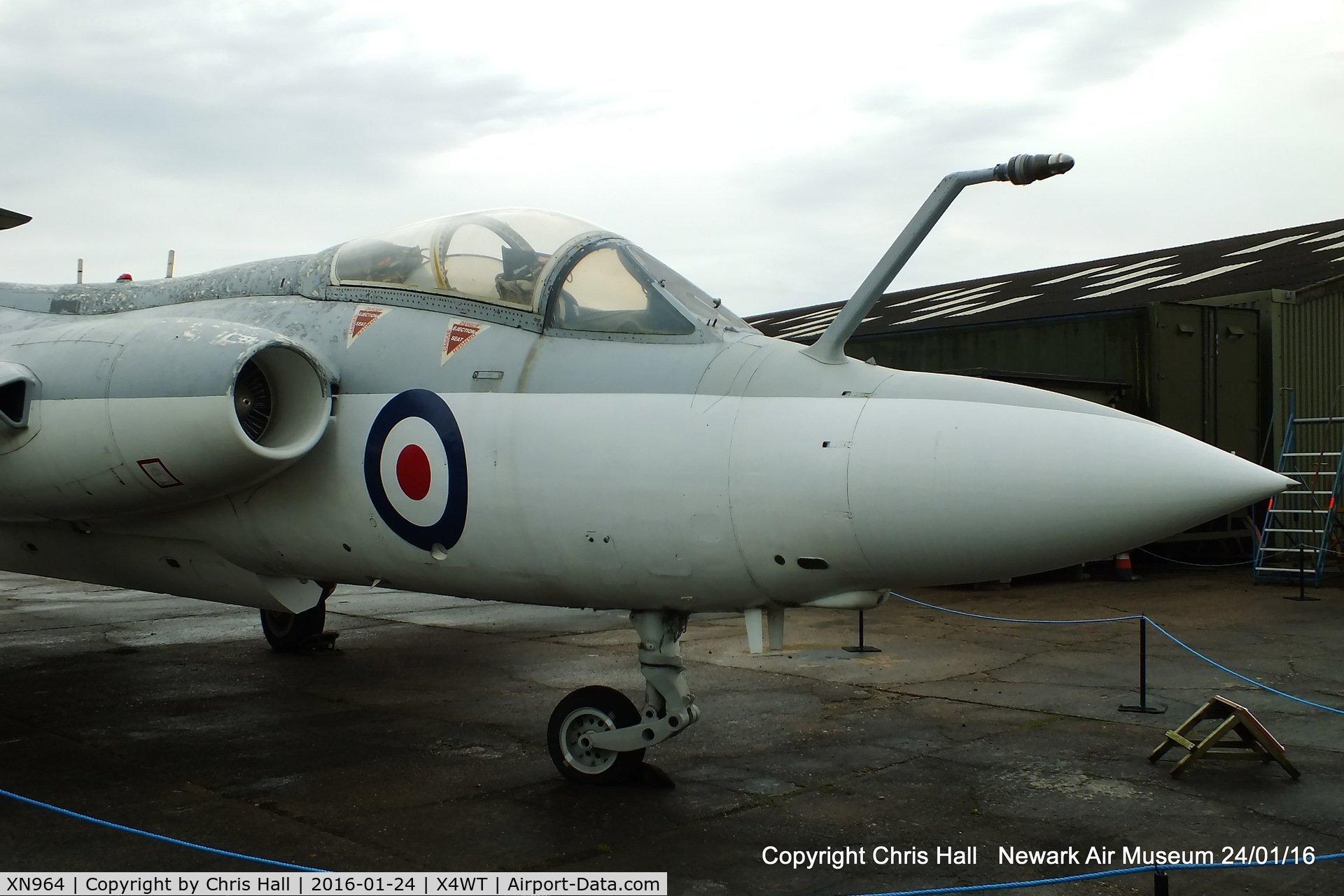 XN964, 1963 Blackburn Buccaneer S.1 C/N B3-19-62, at the Newark Air Museum