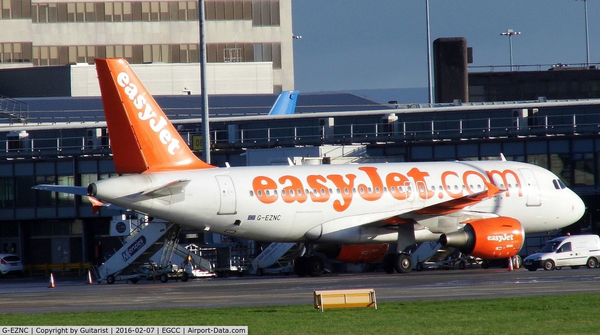 G-EZNC, 2003 Airbus A319-111 C/N 2050, At Manchester