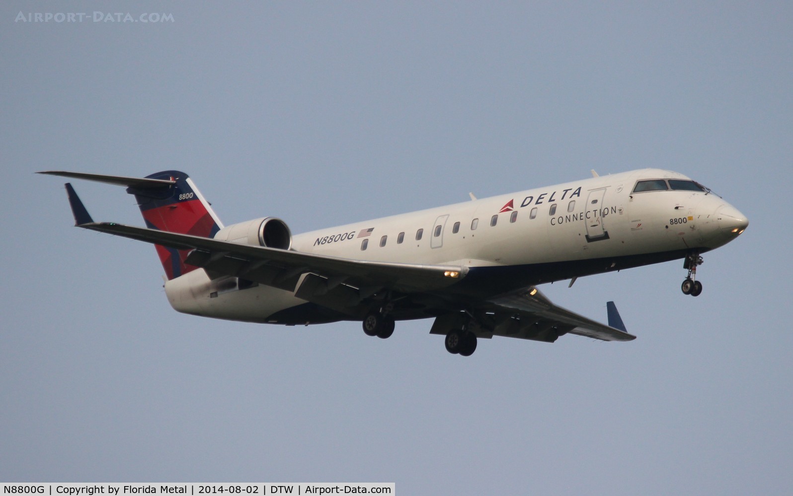 N8800G, 2003 Canadair CRJ-440 (CL-600-2B19) Regional Jet C/N 7800, Delta Connection