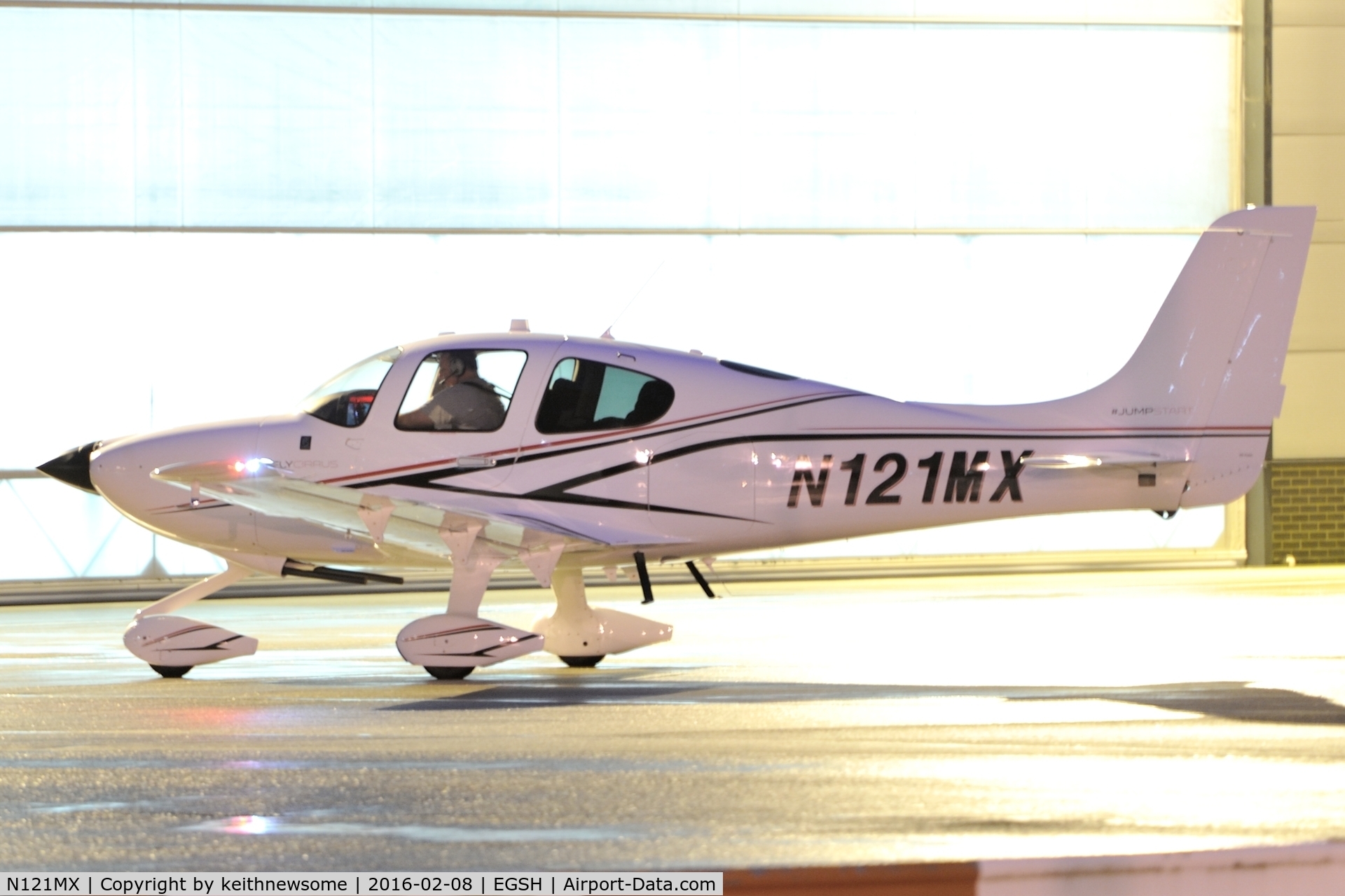 N121MX, 2016 Cirrus SR20 C/N 2304, Arrived from Wick.