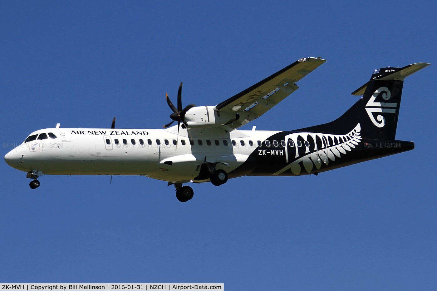 ZK-MVH, 2015 ATR 72-212A C/N 1304, FINALS TO 02