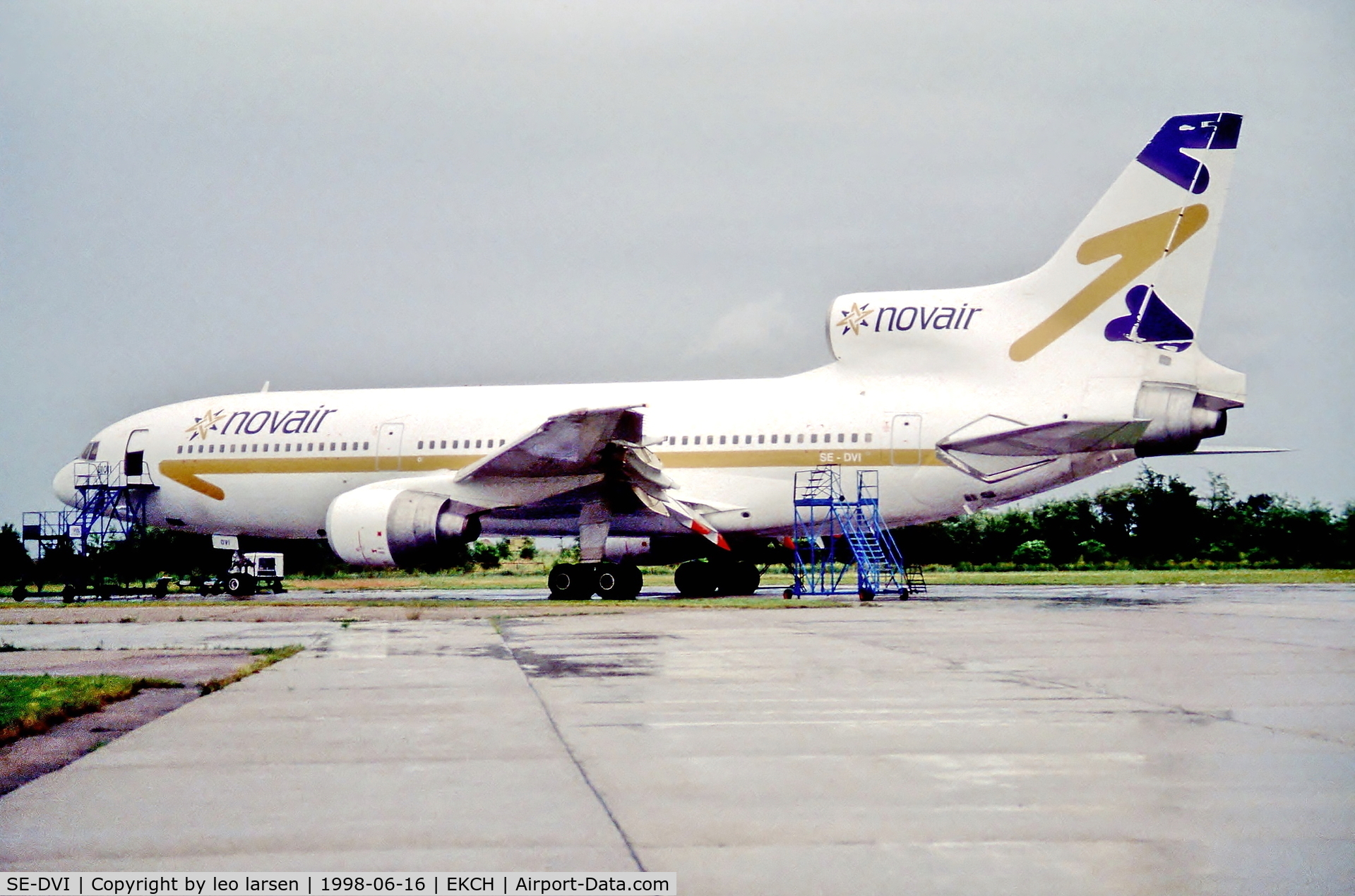 SE-DVI, 1983 Lockheed L-1011-385-3 TriStar 500 C/N 193H-1248, Copenhagen 16.6.98