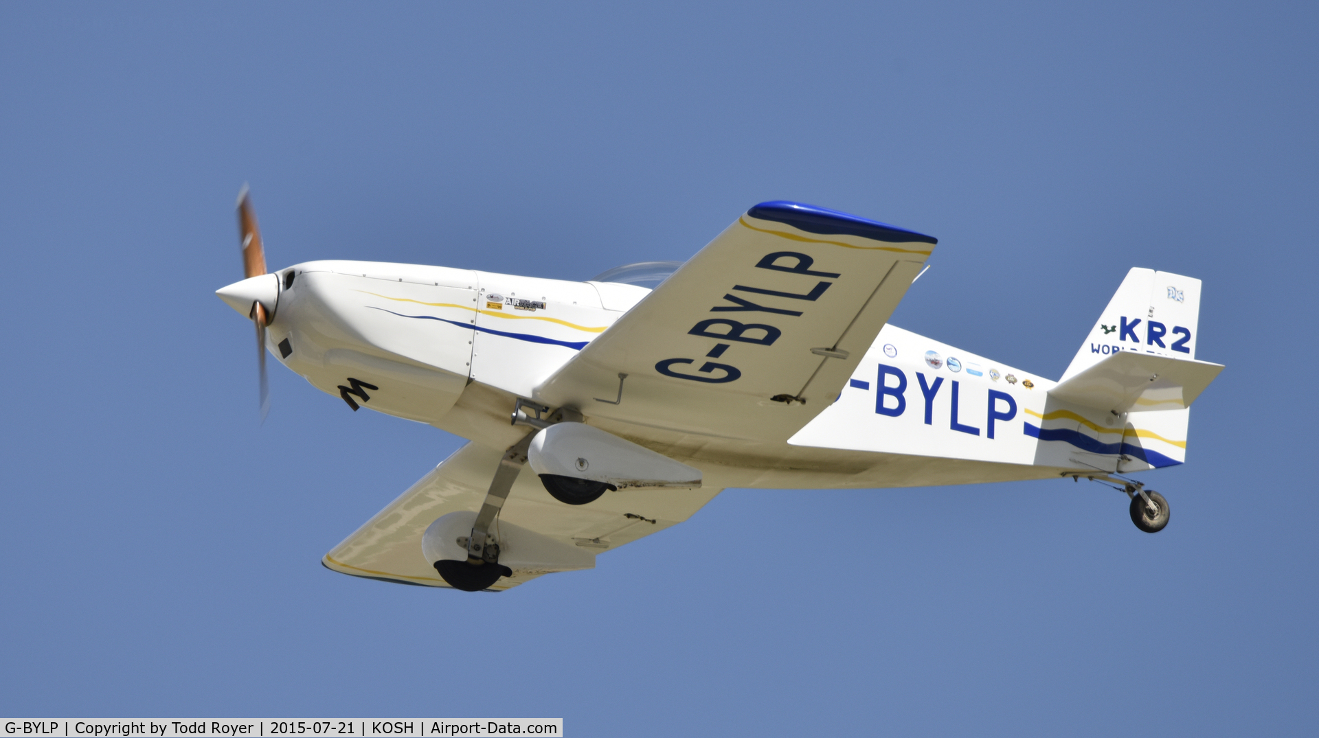 G-BYLP, 1999 Rand KR-2 C/N PFA 129-11431, Airventure 2015