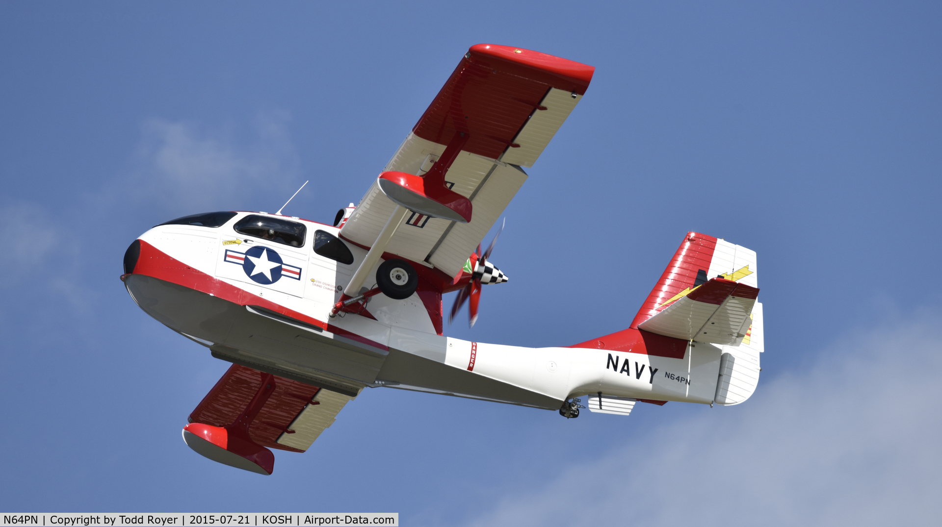 N64PN, 2008 Republic RC-3 Seabee C/N 749, Airventure 2015