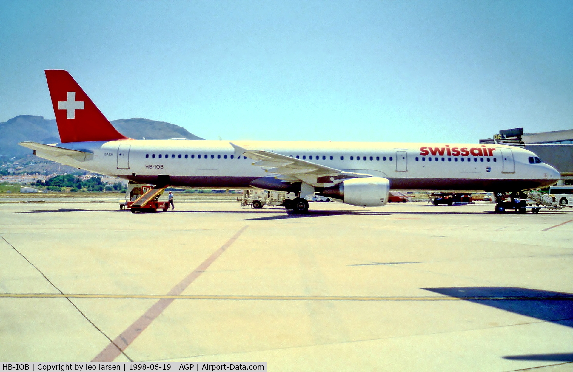 HB-IOB, 1994 Airbus A321-111 C/N 519, Malaga 19.6.98
