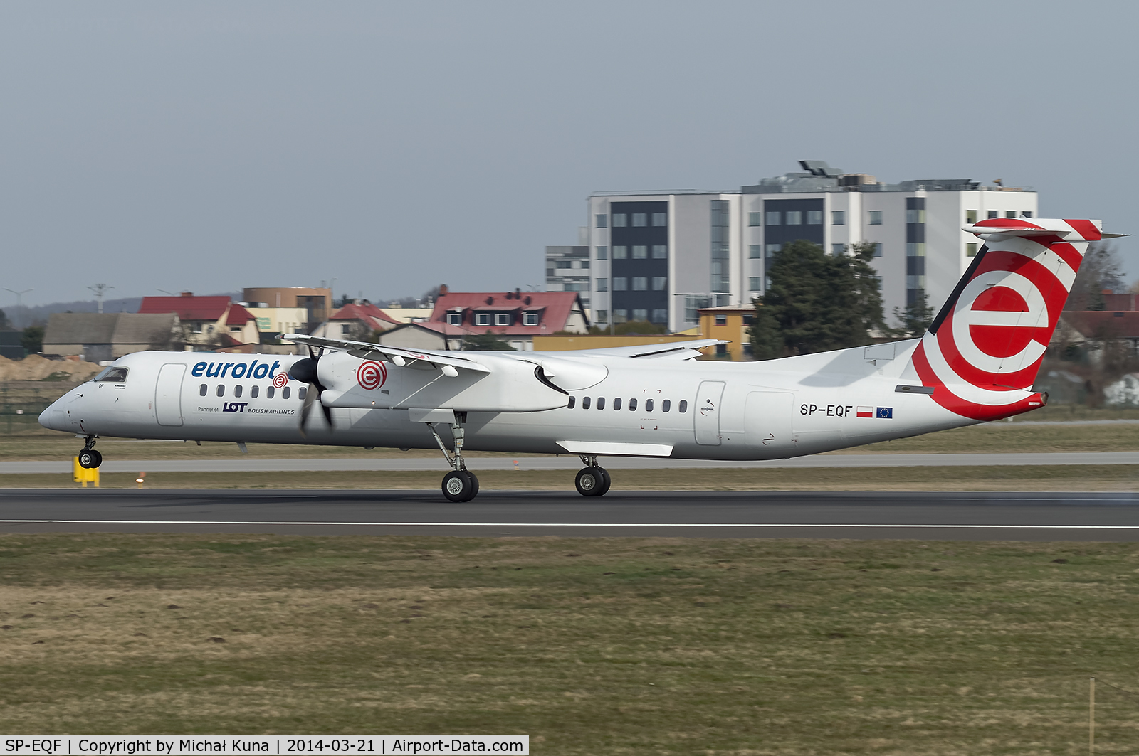 SP-EQF, 2012 Bombardier DHC-8-402Q Dash 8 Dash 8 C/N 4422, Lech Walesa Airport , Gdansk , Poland