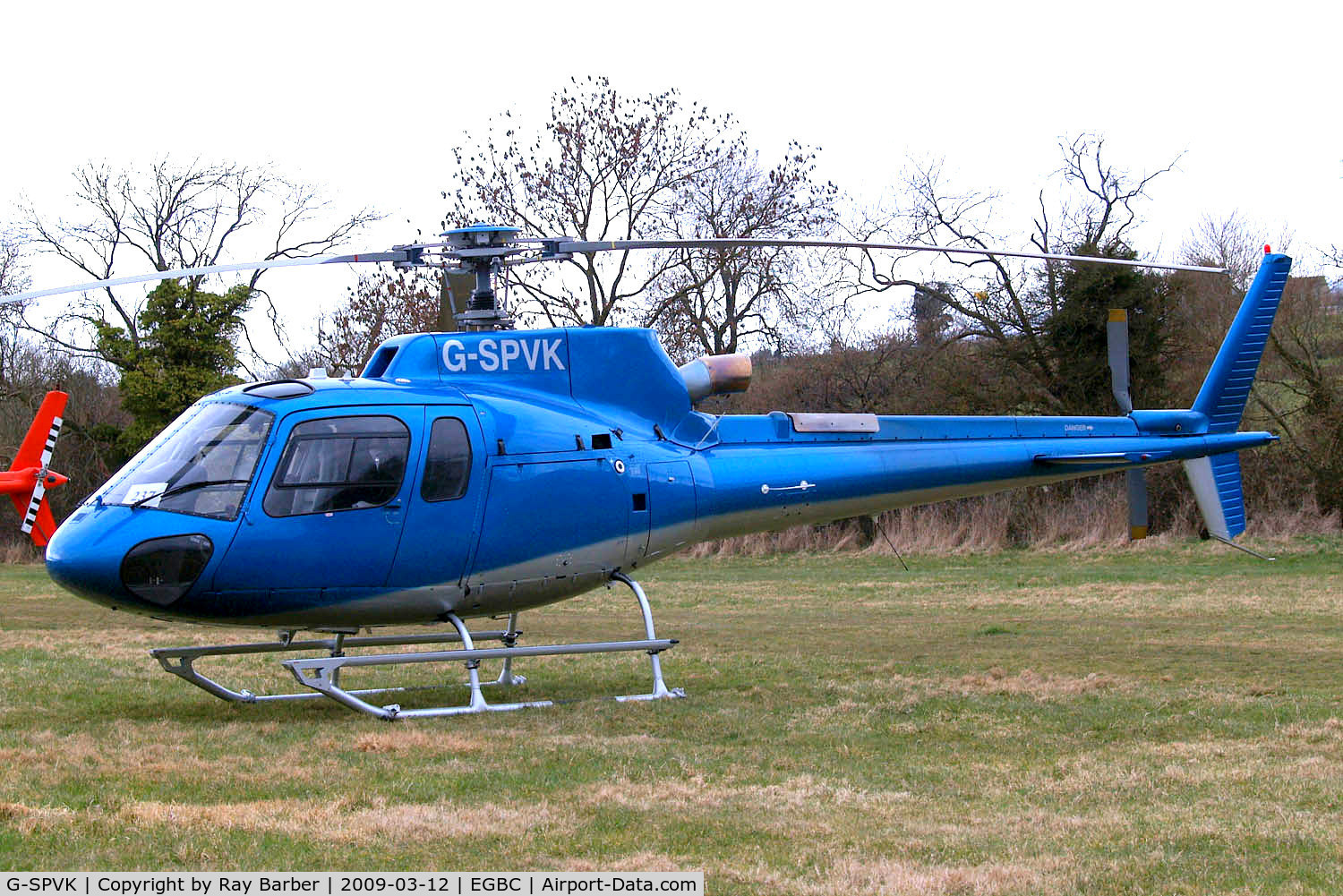 G-SPVK, 2007 Eurocopter AS-350B-3 Ecureuil Ecureuil C/N 4301, Eurocopter AS.350B3 Ecureuil [4301] Cheltenham Racecourse~G 12/03/2009
