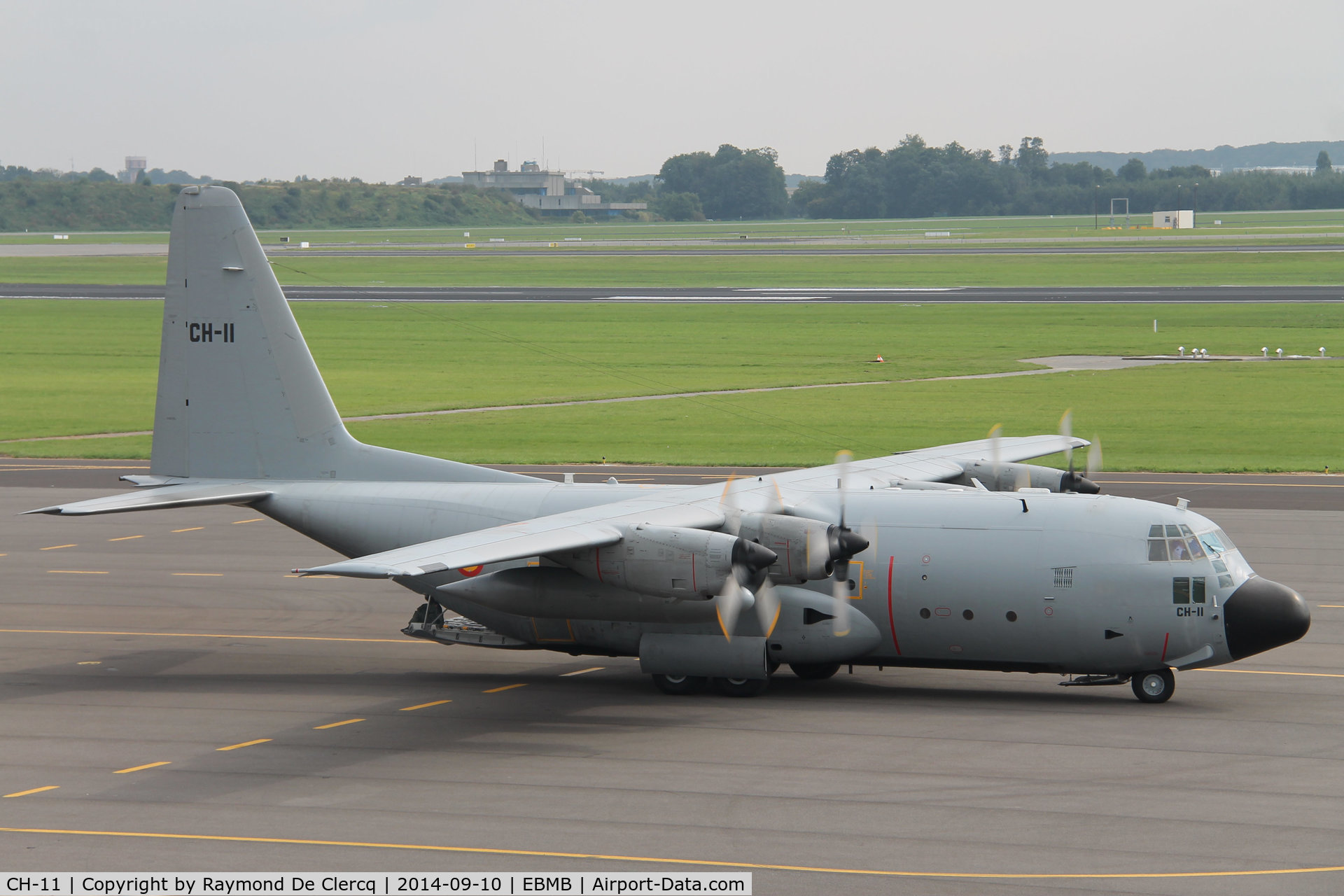 CH-11, Lockheed C-130H Hercules C/N 382-4482, At Brussels Military Airport.