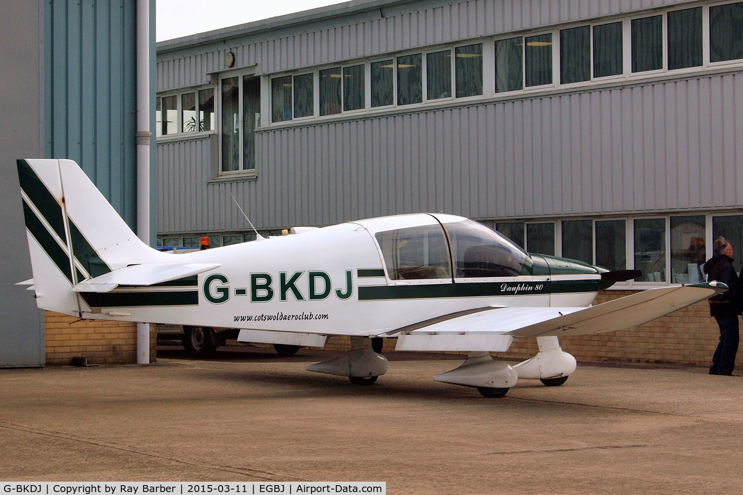 G-BKDJ, 1982 Robin DR-400-120 Dauphin 80 C/N 1584, Robin DR.400/120 Dauphin 80 [1584] Staverton~G 11/03/2015