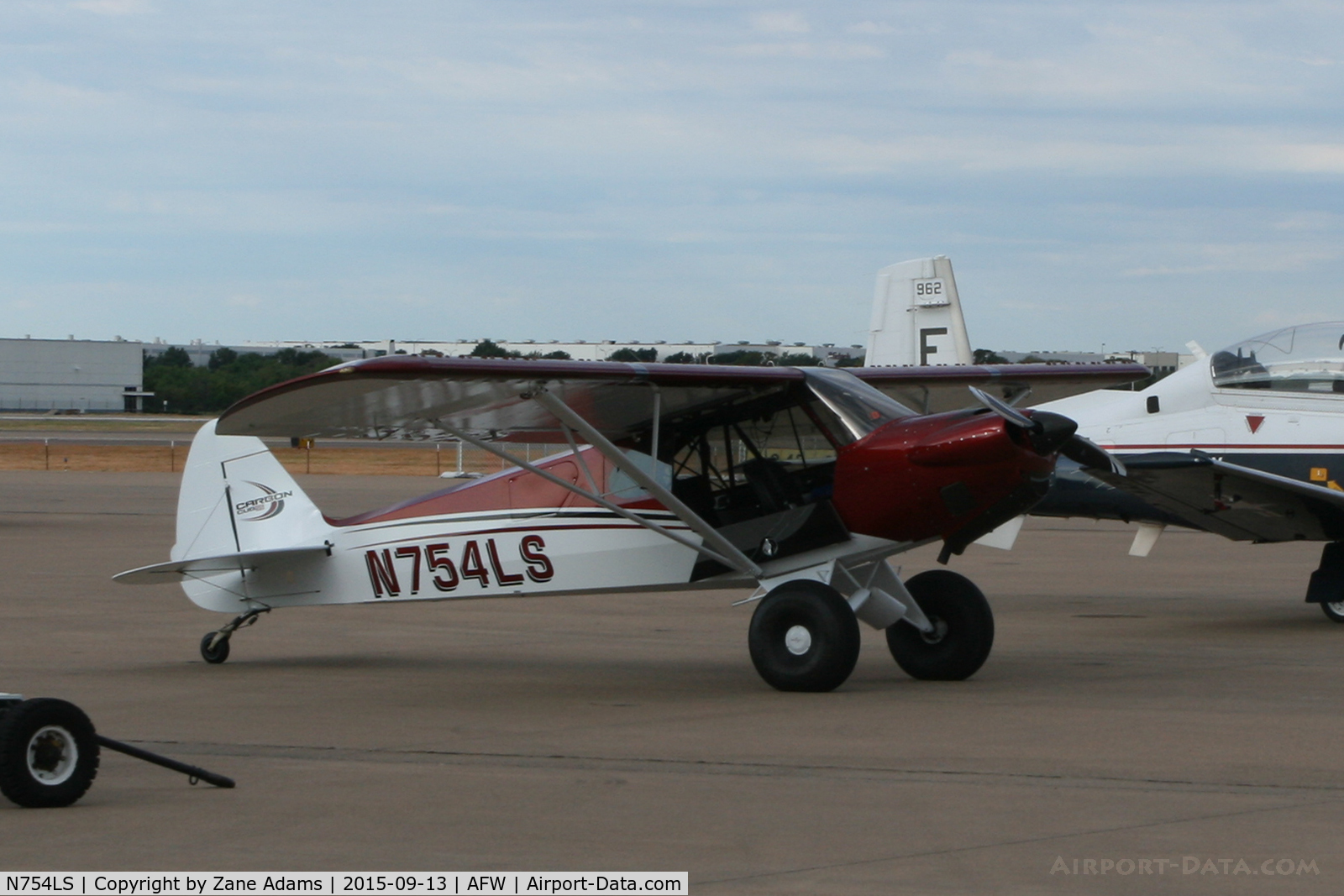 N754LS, 2014 Cub Crafters CC11-160 Carbon Cub SS C/N CC11-00326, At the 2015 Alliance Airshow - Fort Worth, Texas